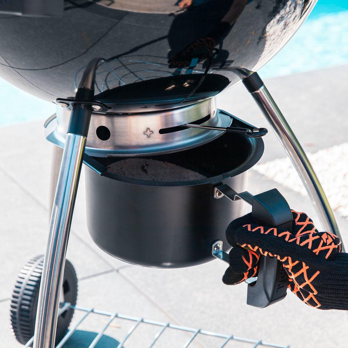 Naterial Asador Portatil de Carbón 1 Rejilla, Modelo Phoenix Beta II - LuzDeco