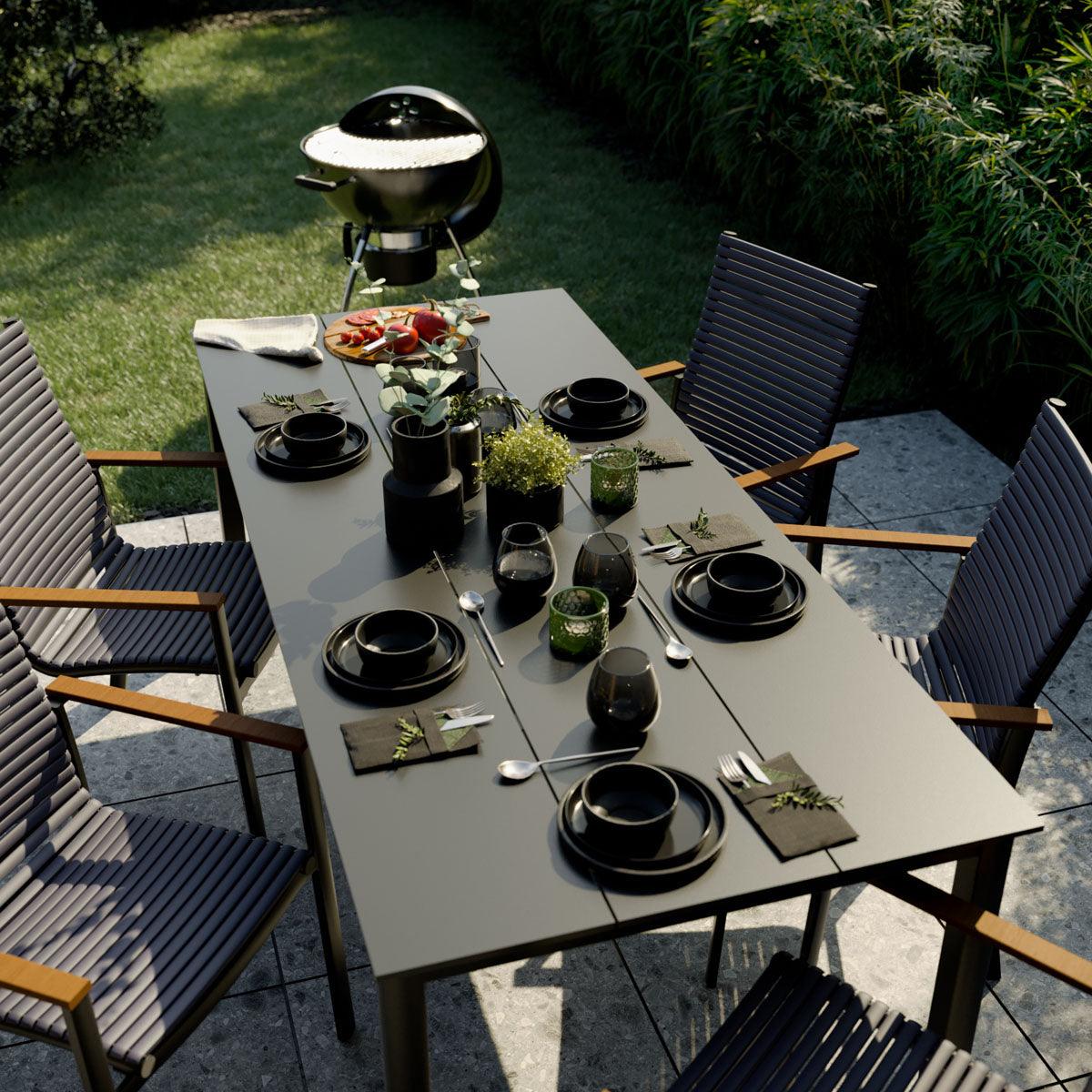 Naterial Asador Portatil de Carbón 1 Rejilla, Modelo Phoenix Beta II - LuzDeco