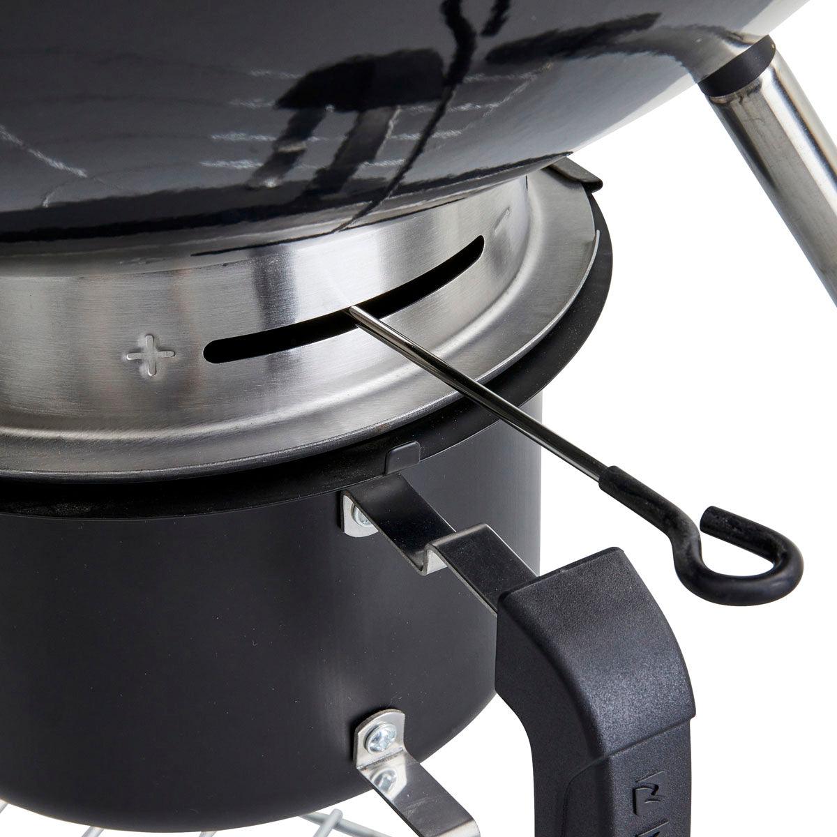 Naterial Asador Portatil de Carbón 1 Rejilla, Modelo Phoenix Beta II - LuzDeco