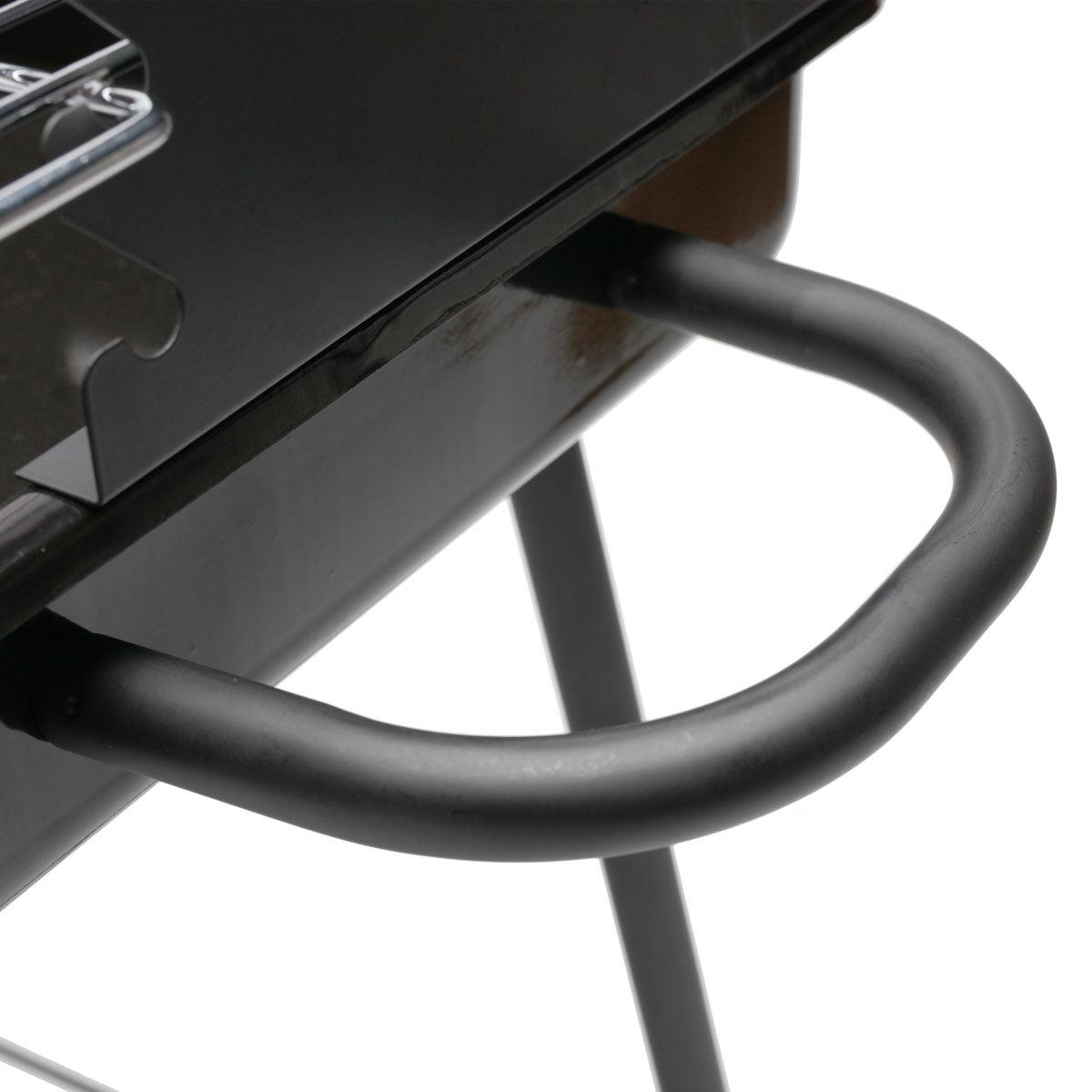 Naterial Asador Portatil de Carbón 1 Rejilla, Modelo Trolley - LuzDeco