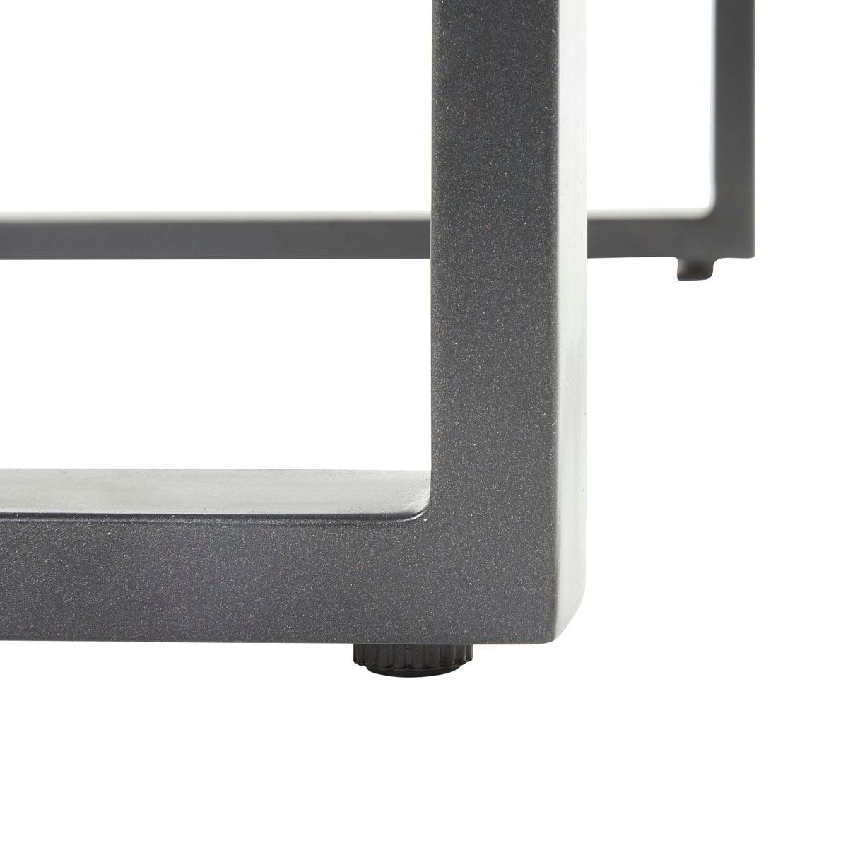 Naterial Mesa de Centro Tipo Ratán Apta para Exterior, Modelo Noa - LuzDeco