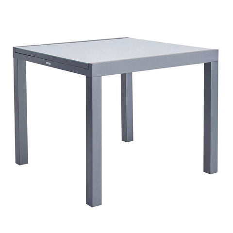 Naterial Mesa de Comedor de Aluminio Extensible Apta para Exterior, Modelo Lyra II