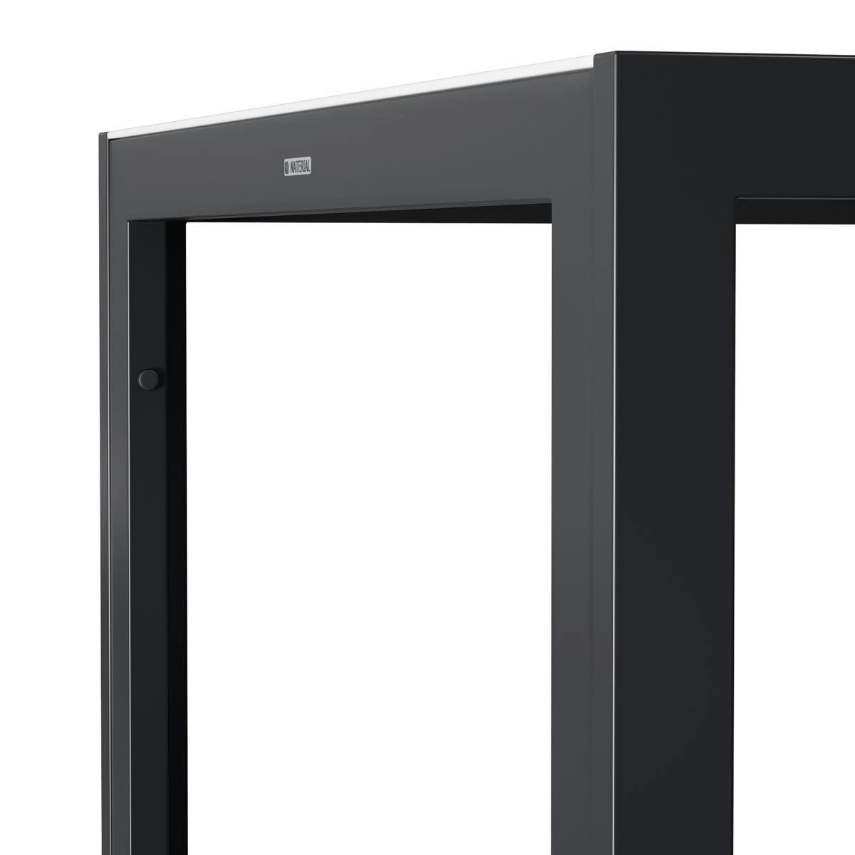 Naterial Set de Comedor: Mesa + 6 Sillas con Descansabrazos Apta para Exterior, Modelo Lyra II + Sillas Orion Beta II - LuzDeco