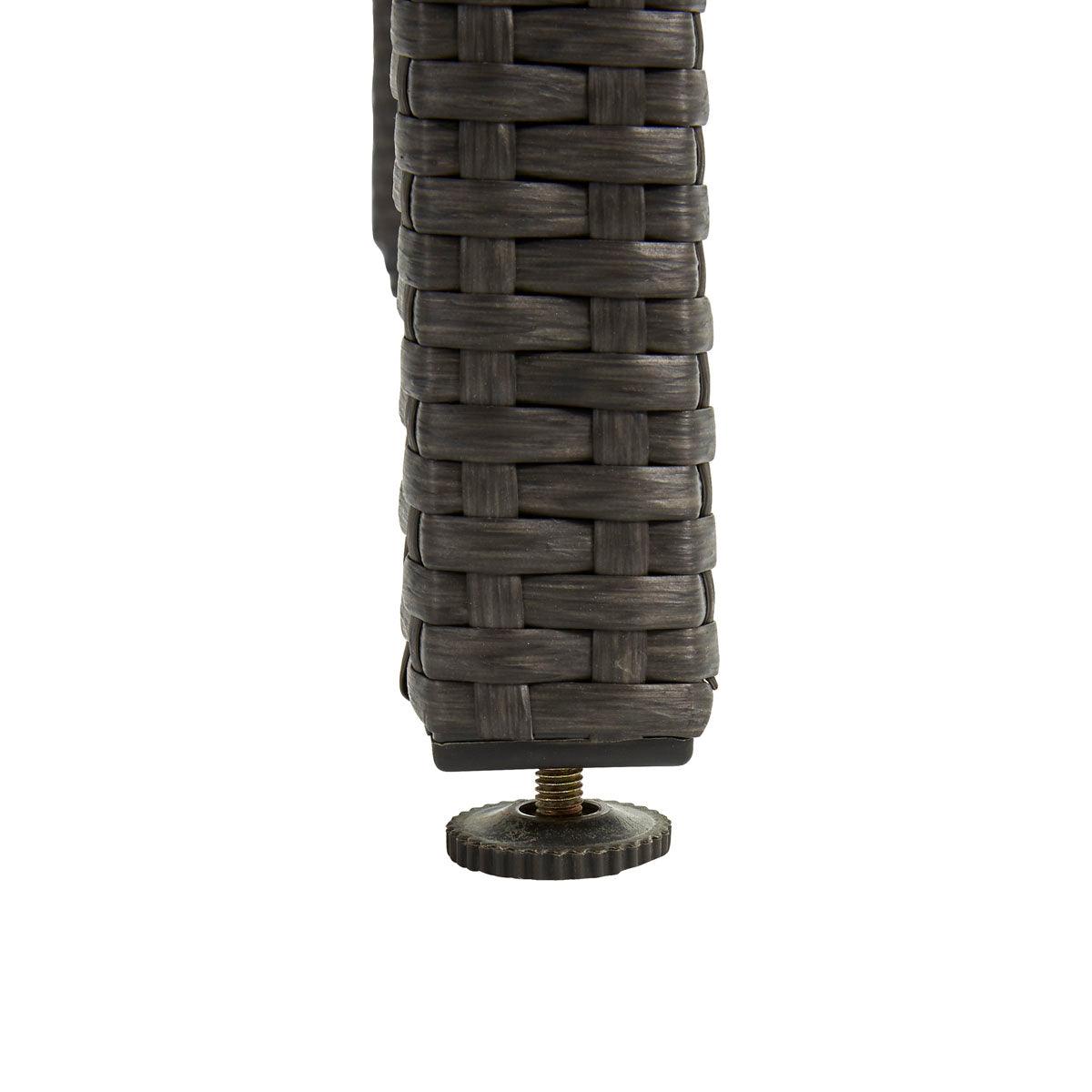 Naterial Set de Comedor: Mesa + 6 Sillas Tipo Ratán Apta para Exterior, Modelo Noa - LuzDeco