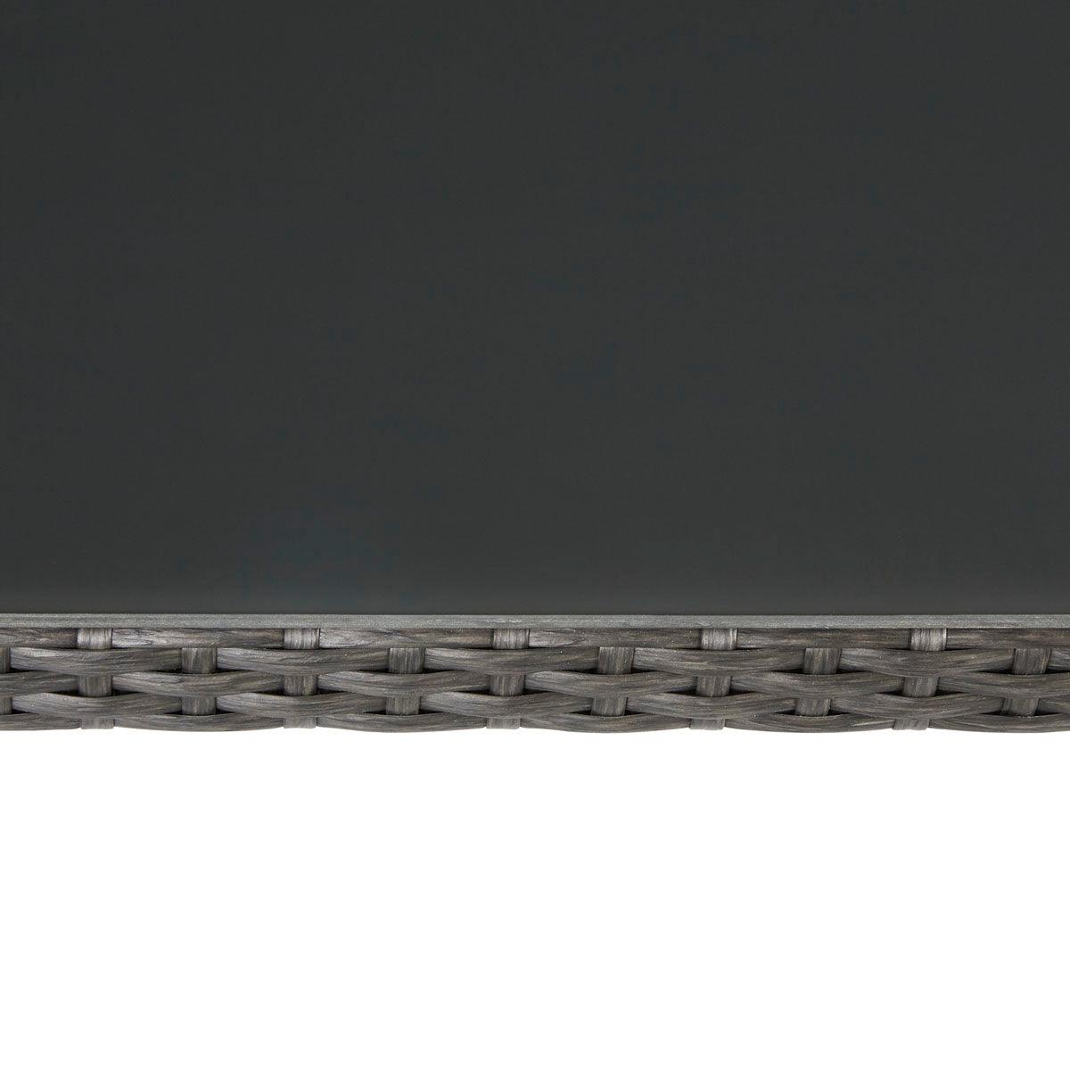 Naterial Set de Comedor: Mesa + 6 Sillas Tipo Ratán Apta para Exterior, Modelo Noa - LuzDeco