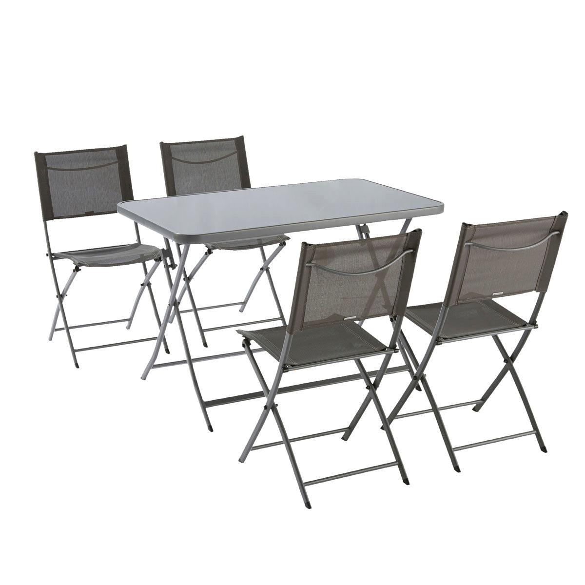 Naterial Silla Plegable de Acero Apta para Exterior, Modelo Emys - LuzDeco