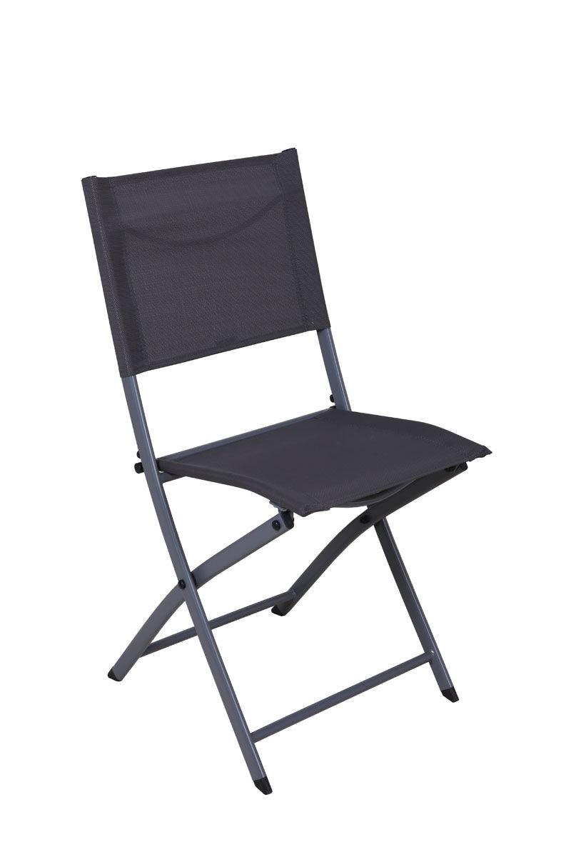 Naterial Silla Plegable de Acero Apta para Exterior, Modelo Emys - LuzDeco