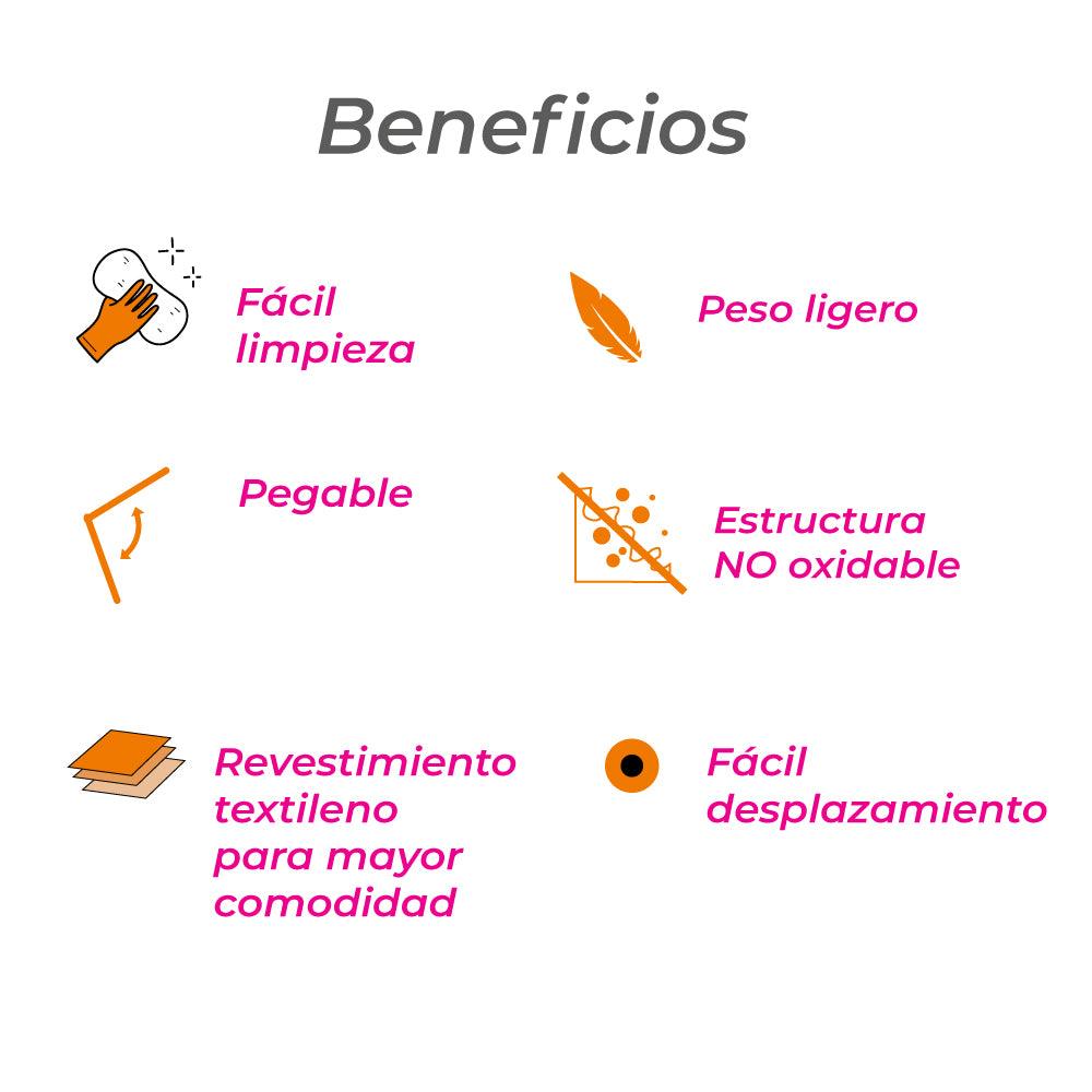 Naterial Silla Plegable de Acero Apta para Exterior, Modelo Emys - LuzDeco