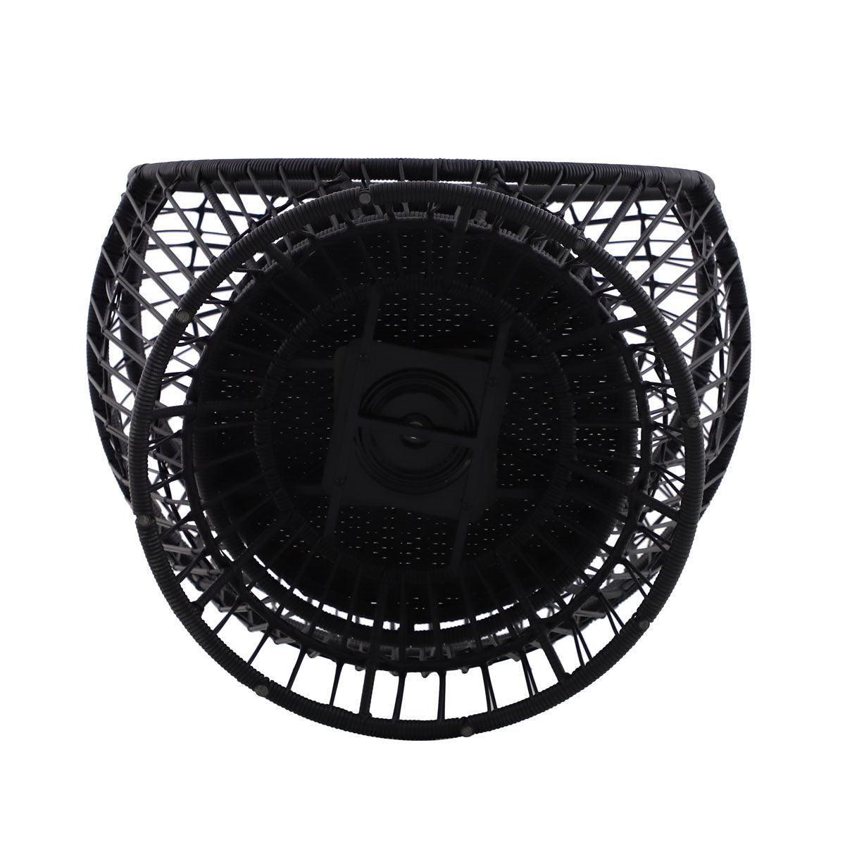 Naterial Silla / Sillón Tipo Ratán con Cojines Aptos para Exterior, Modelo Juno - LuzDeco