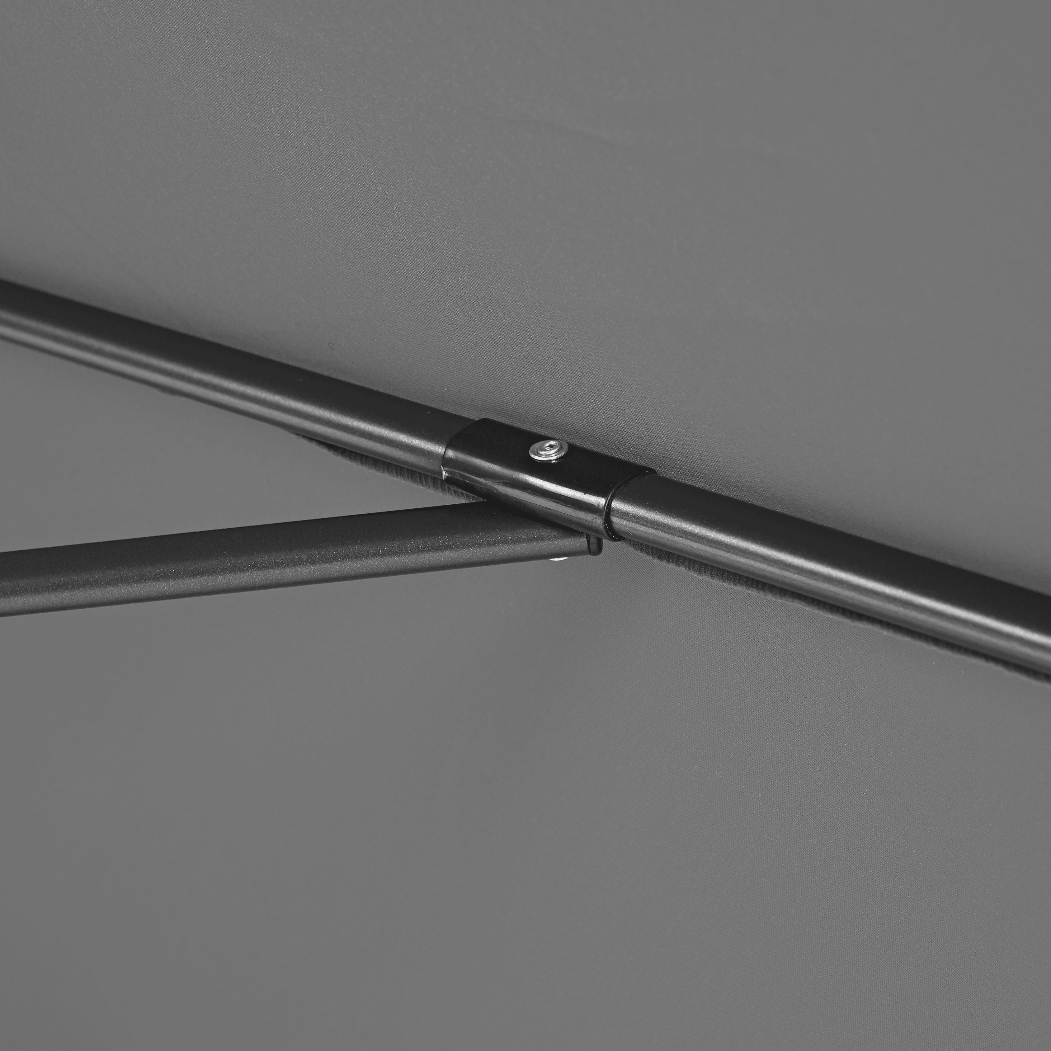 Naterial Sombrilla para Jardín Hexagonal con Brazo Lateral, Modelo Avea - LuzDeco