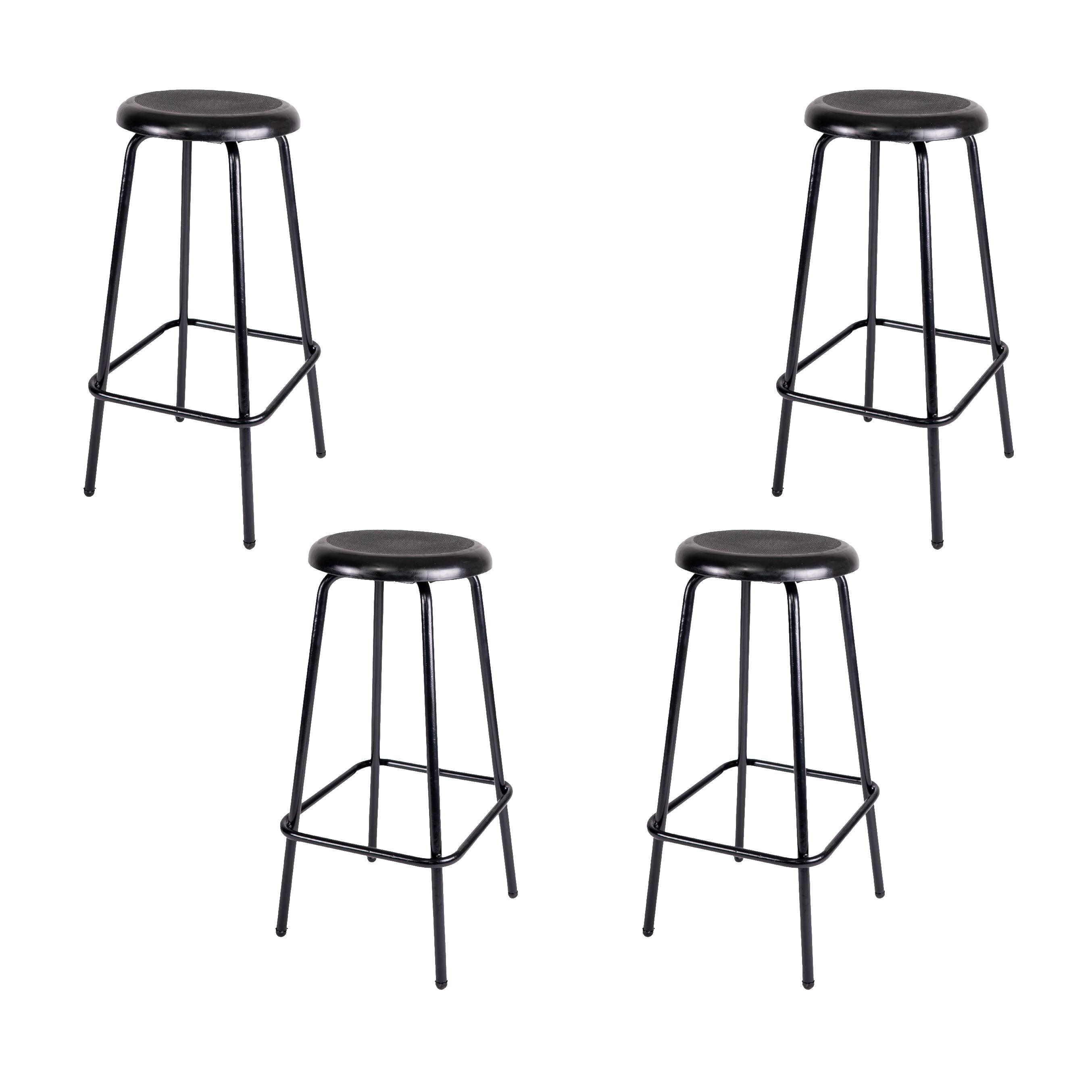 Offiho Set de 4 Bancos para Barra de Acero, Modelo OHV121 NEBULA - LuzDeco