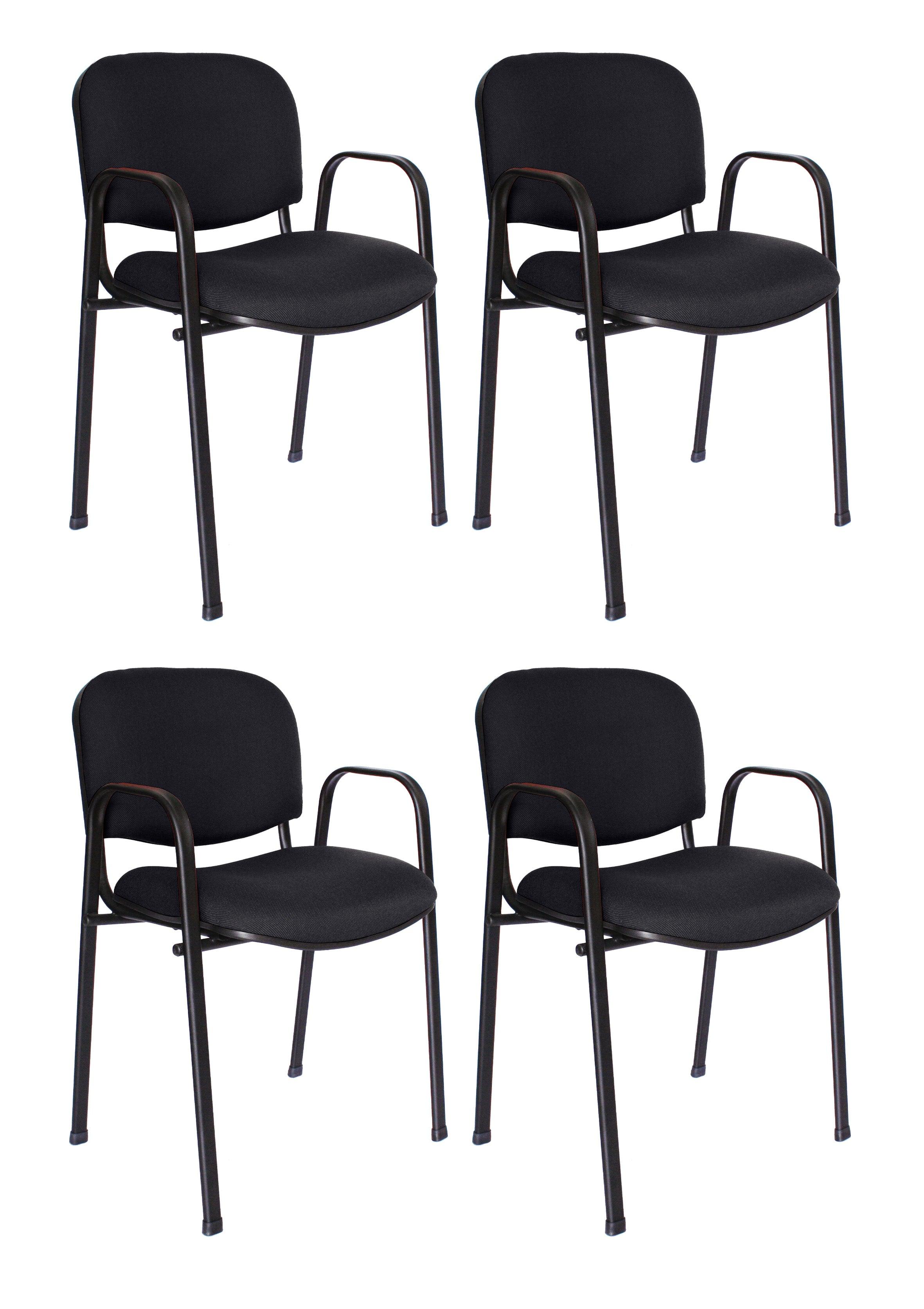 Offiho Set De 4 Sillas De Oficina Para Visita Tapizadaa Con Descansabr offiho-set-de-4-sillas-de-oficina-para-visita-tapizadaa-con-descansabr