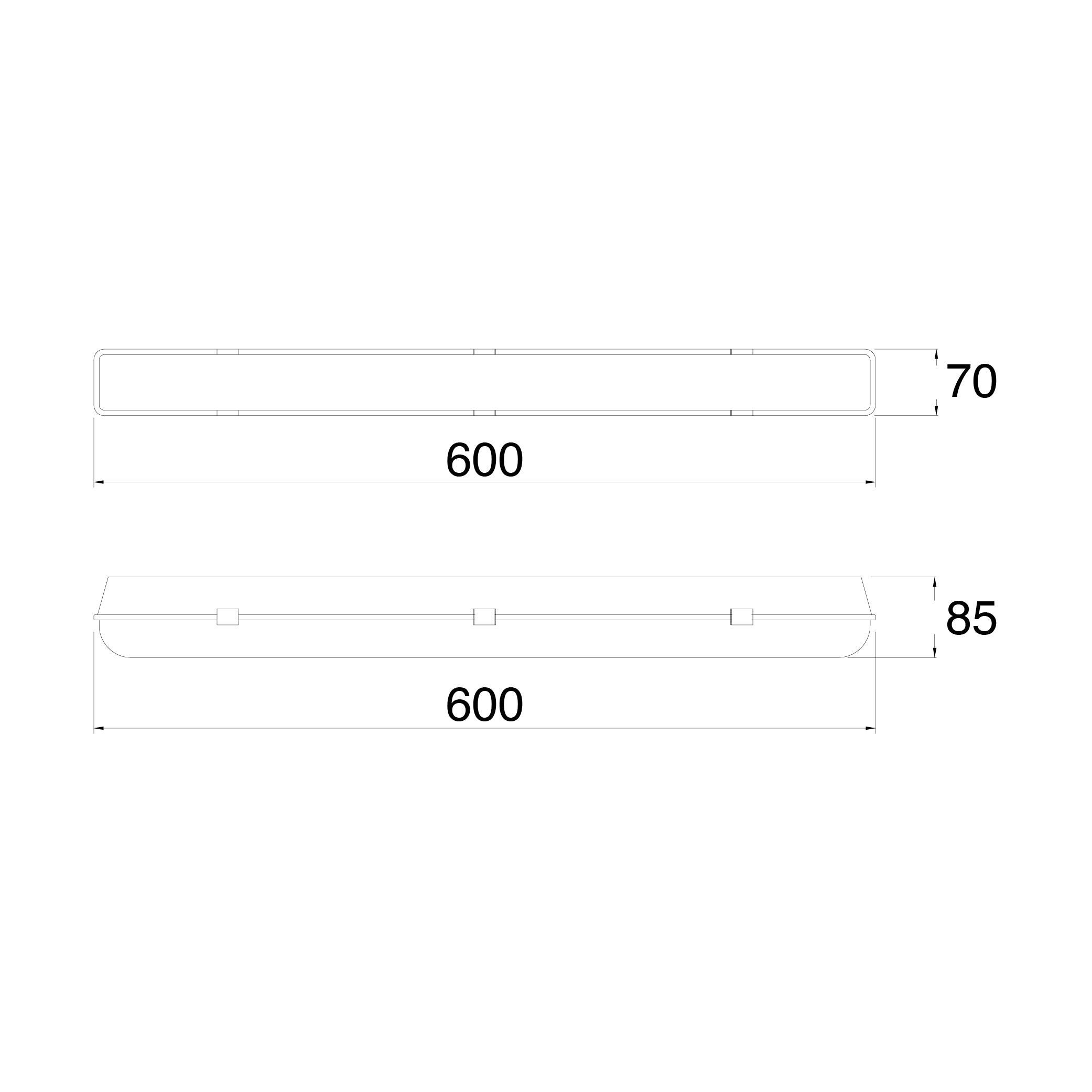 Gabinete LED Estanco con Sensor y Control Remoto Estevez 19563-MW - 16W, 4000K, IP65- Luzdeco