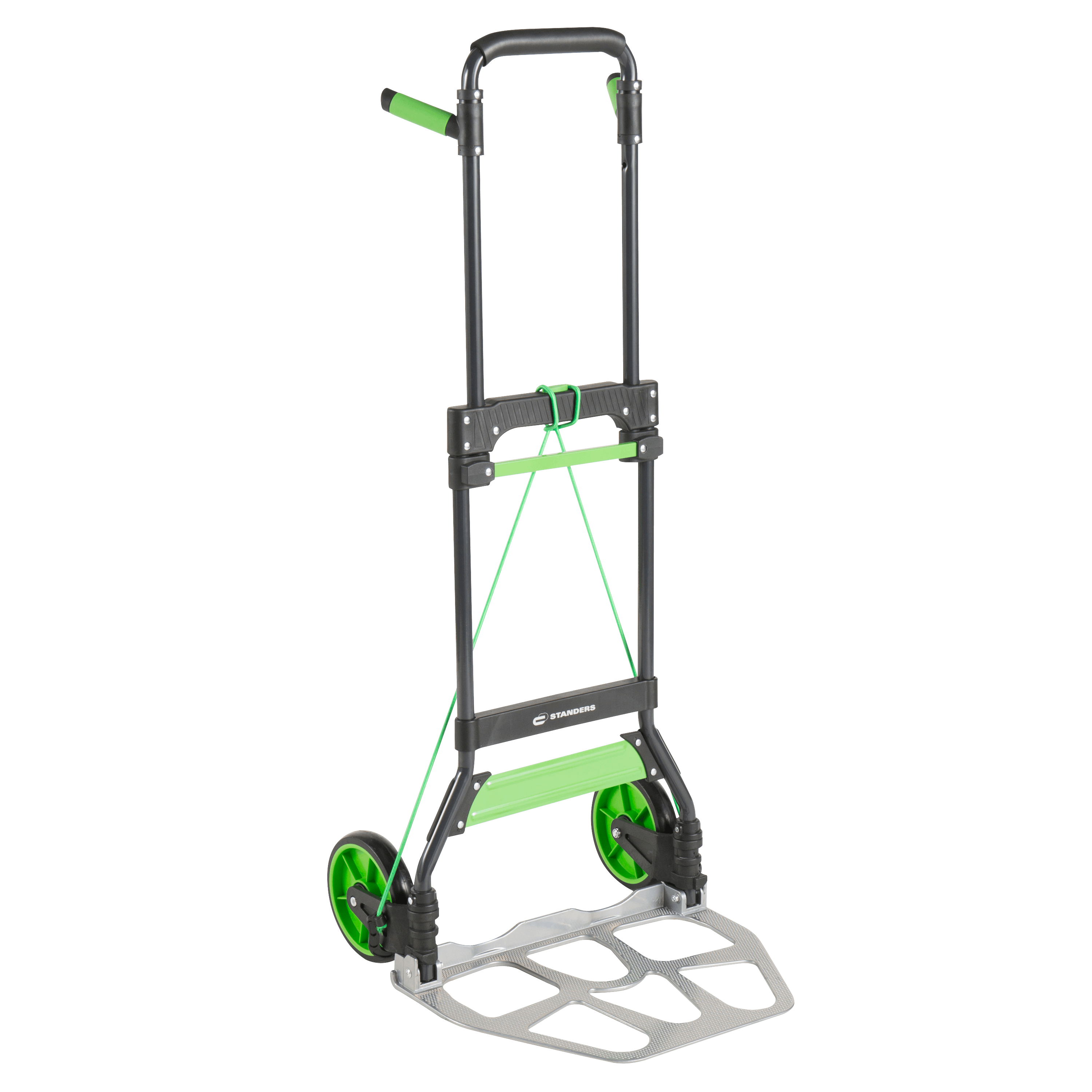 Standers Diablo de Carga Plegable de Acero con Ruedas Neumáticas, Ca