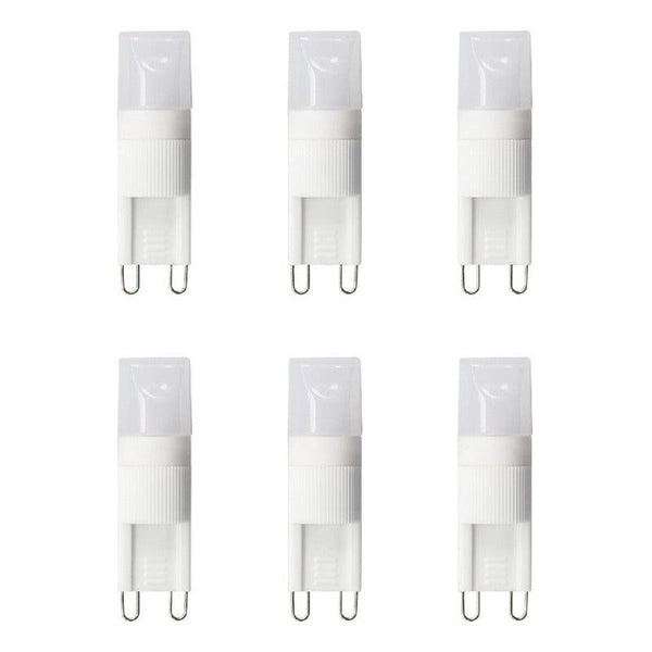 6 Focos LED | LED-G9 | 2W | Base Estándar E26 - LuzDeco