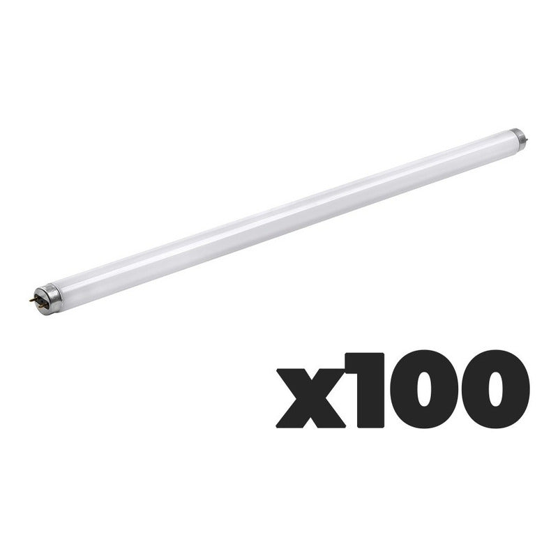 Pack de 100 Tubos Fluorescentes Estevez 99002*100 - 14W, Luz Neutra 4100K, Base G5 -Luzdeco