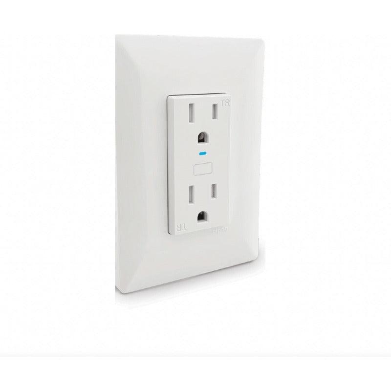 Contacto/Enchufe Inteligente Doble WiFi Estevez ES-E903030 - Compatible con Alexa y Google Home- LuzDeco