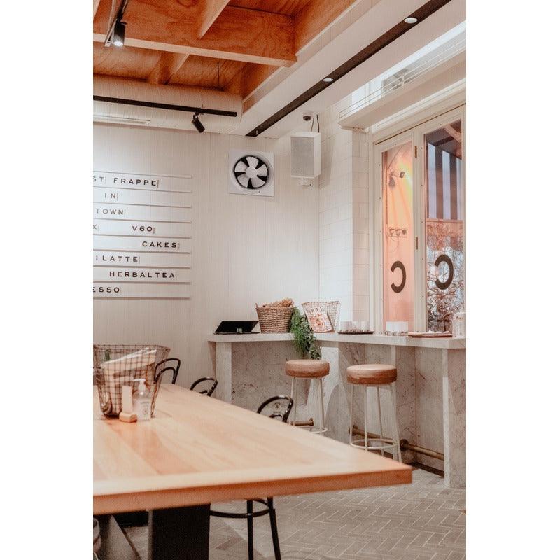 Extractor de Aire | 1712 | 12 pulgadas | Industrial | Pared / Ventana | Reja Antirretorno - LuzDeco