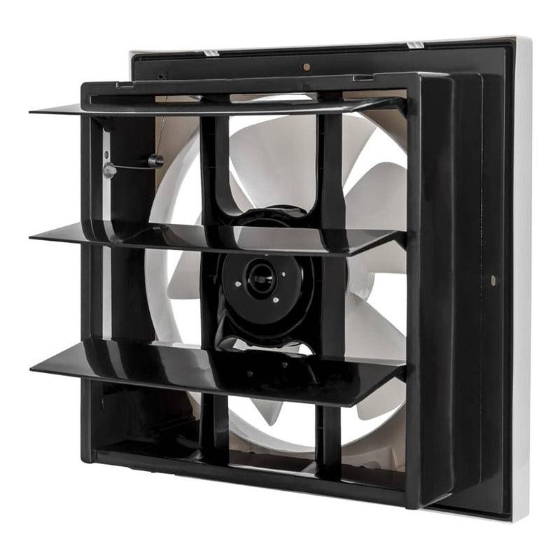 Extractor de Aire | 1712 | 12 pulgadas | Industrial | Pared / Ventana | Reja Antirretorno - LuzDeco