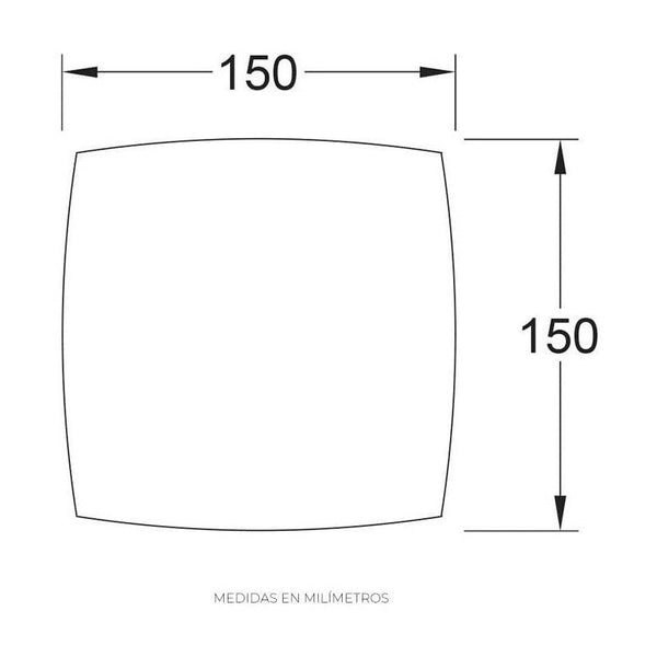 Extractor de Baño 4" Estevez 2304-BL(eco): Bajo Ruido, | Tipo Australiano - LuzDeco