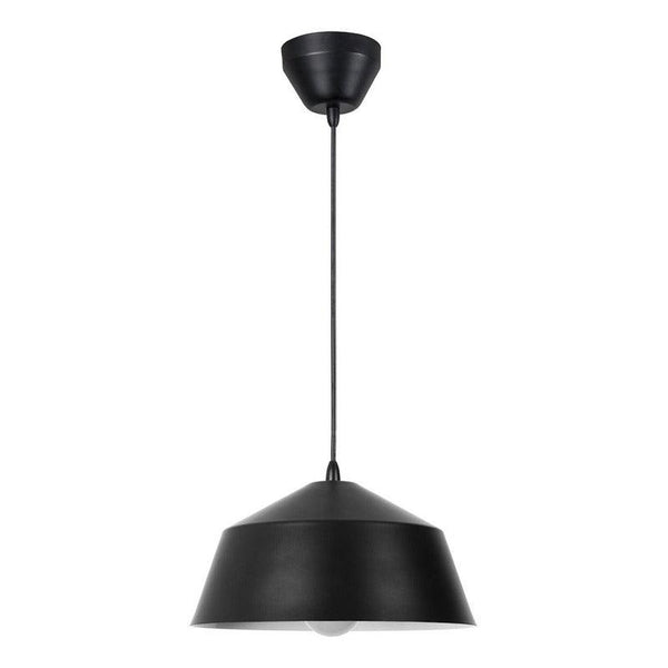 Lámpara de Techo Industrial Estevez EDE-0508-NEG - Acero Negro - E26 - Estilo Vintage- LuzDeco