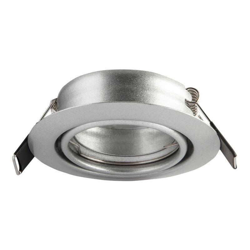 Foco LED Empotrable Orientable Básico MR16 GU5.3 Estevez 19002-1-NB - Níquel - Iluminación Ajustable- LuzDeco