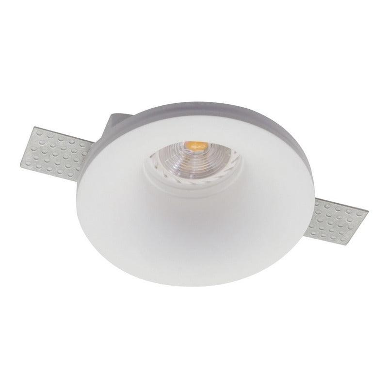 Foco LED Empotrable de Yeso MR16/GU5.3 Estevez 19103 - 35W máx - Luz Blanca - Ángulo Ajustable - LuzDeco