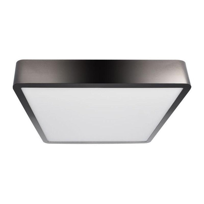 Estevez 39144: Lámpara LED Sobreponer Techo 18W - Luz Cálida 2700K - Negro Perla- LuzDeco