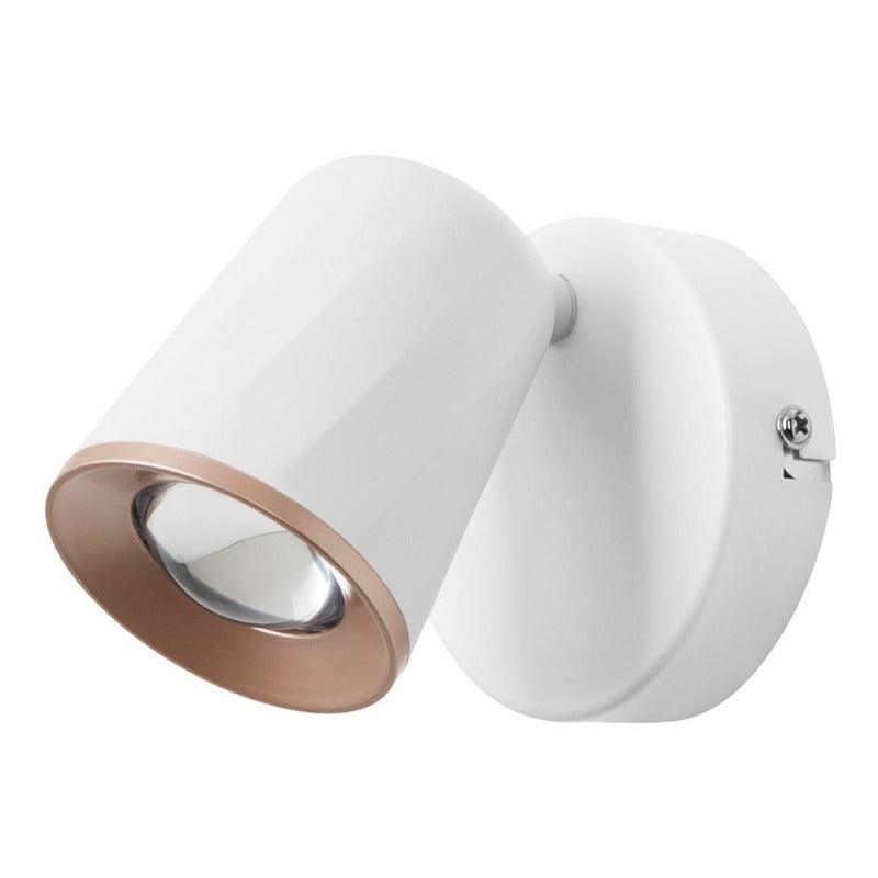 Estevez EDE-0436-BLA: Lámpara LED Orientable 4.7W - Luz Cálida 3000K - Sobreponer Techo - LuzDeco