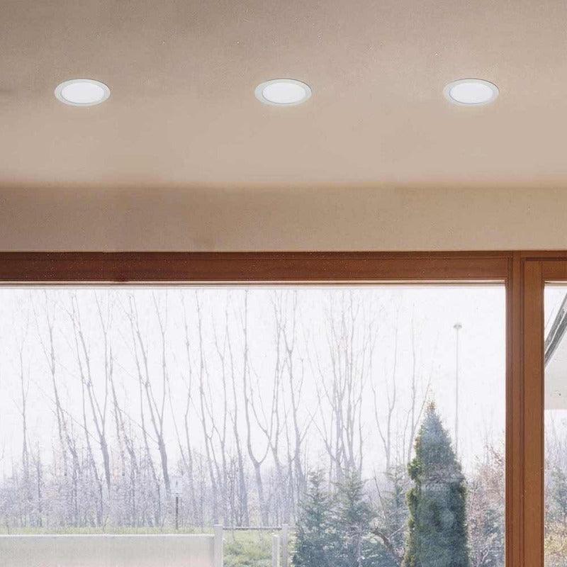 Lámpara LED Empotrable Estevez Modelo 39102-1-NW 6W: Luz Cálida, | Acabado Níquel - LuzDeco