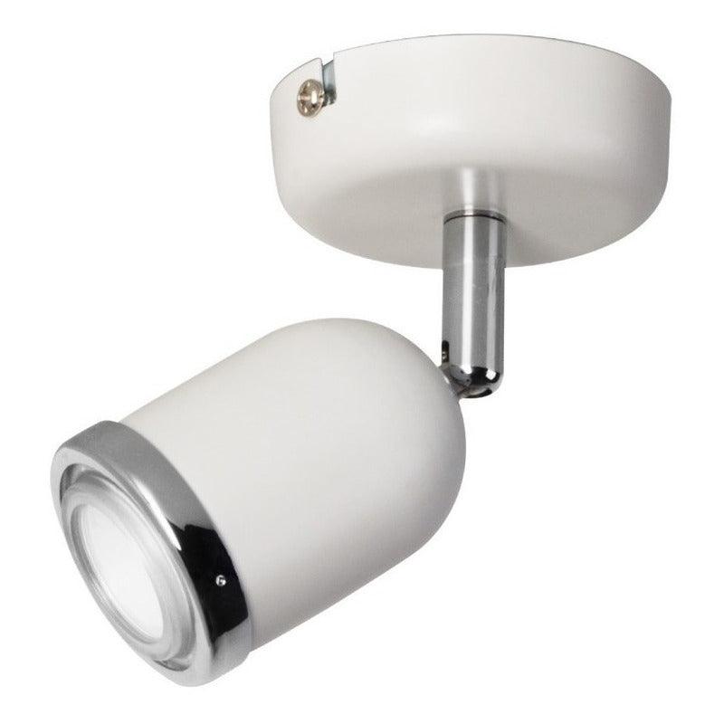 Lámpara LED Estevez 19553-1: Foco Orientable GU10, 7W, Techo, Moderno, Acero- LuzDeco