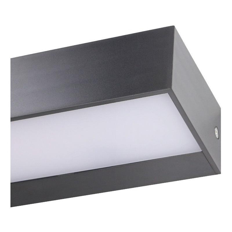 Luminaria LED Exterior Estevez ETX-0376-ANT: Luz Cálida 3000K, IP65, Sobreponer Pared- LuzDeco