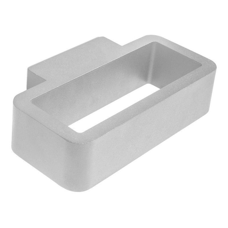 Luminaria LED Exterior Estevez ETX-0397-NEG: 9.9W, Luz Cálida 3000K, IP54, Sobreponer Pared, Color Gris- LuzDeco