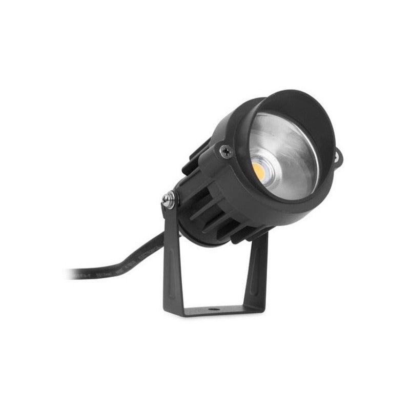 Foco Exterior LED Estevez 6W | Modelo ETX-0144-NEG | Proyector con Estaca | IP65 - LuzDeco