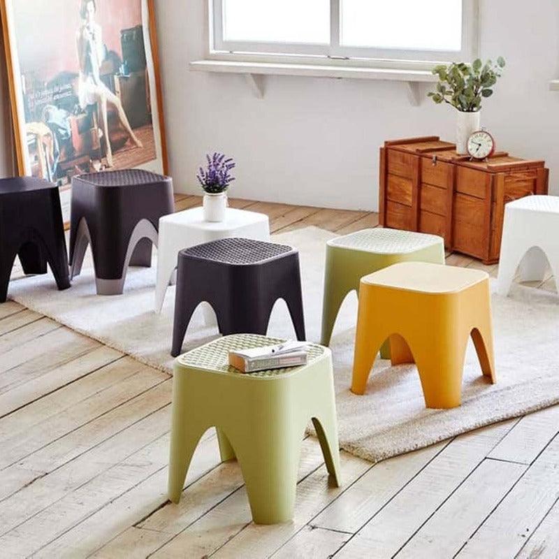 Lagoon, mesa auxiliar Mallorca 7030A, mesa lateral para exterior, Ottomana, Muebles de rattan sintetico, Mobiliario de terraza, Diseño de ratan, Resistente a los rayos UV, Muebles resistentes a los rayos UV, Muebles de mimbre