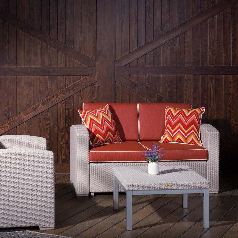 Lagoon, Russ 7022, Mesa de centro, Mesa de centro exterior, Diseño rattan, Muebles rattan, Rattan sintético, Mobiliario terraza