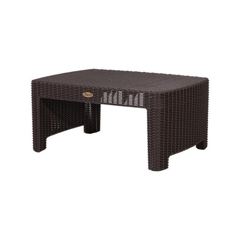 Lagoon, Gardenia 7026CT Mesa de Centro, Mesa se Centro rattan, Mesa de centro para exterior, Mesa de centro apta para exterior, Sillón de jardín, Rattan sintético, Resistente a la interperie, Mobiliario de terraza, Estilo contemporáneo, Comodidad exterior