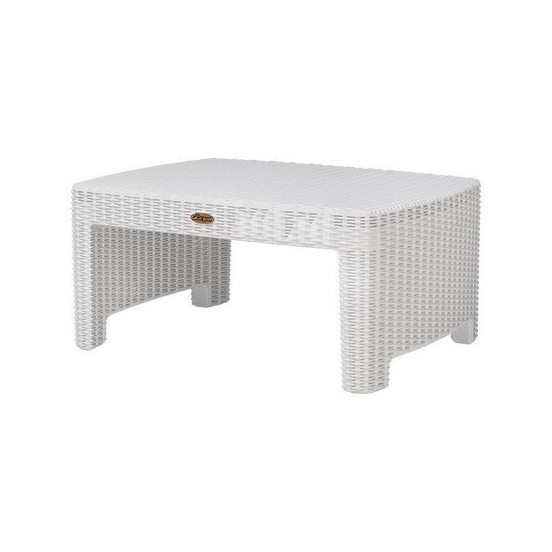 Lagoon, Gardenia 7026CT Mesa de Centro, Mesa se Centro rattan, Mesa de centro para exterior, Mesa de centro apta para exterior, Sillón de jardín, Rattan sintético, Resistente a la interperie, Mobiliario de terraza, Estilo contemporáneo, Comodidad exterior