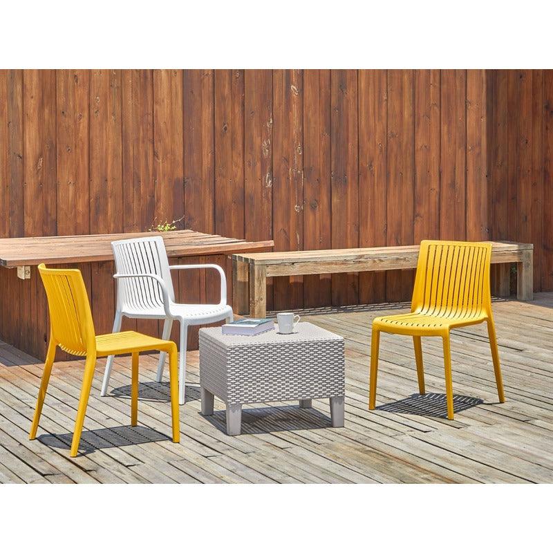 Lagoon, Silla Milos 7203, Silla de comedor, Silla con bdescansabrazos, silla de comedor para exterior, silla de comedor para interior, Muebles de interior, Mobiliario de terraza, Sillas para terraza, Resistente a los rayos UV, Muebles resistentes a los rayos UV, Muebles de exterior