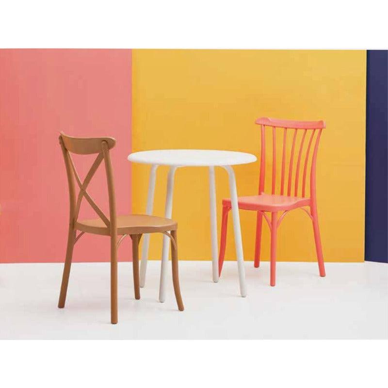 Lagoon, Silla Río 7062, Silla de comedor, Silla Vintage, silla de comedor para exterior, silla de comedor para interior, Muebles de interior, Mobiliario de terraza, Sillas para terraza, Resistente a los rayos UV, Muebles resistentes a los rayos UV, Muebles de exterior, Silla para eventos