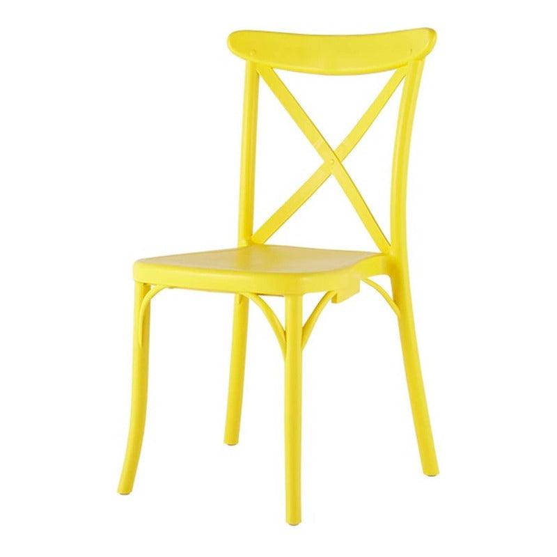 Lagoon, Silla X 7061, Silla de comedor, Silla Vintage, silla de comedor para exterior, silla de comedor para interior, Muebles de interior, Mobiliario de terraza, Sillas para terraza, Resistente a los rayos UV, Muebles resistentes a los rayos UV, Muebles de exterior, Silla para eventos