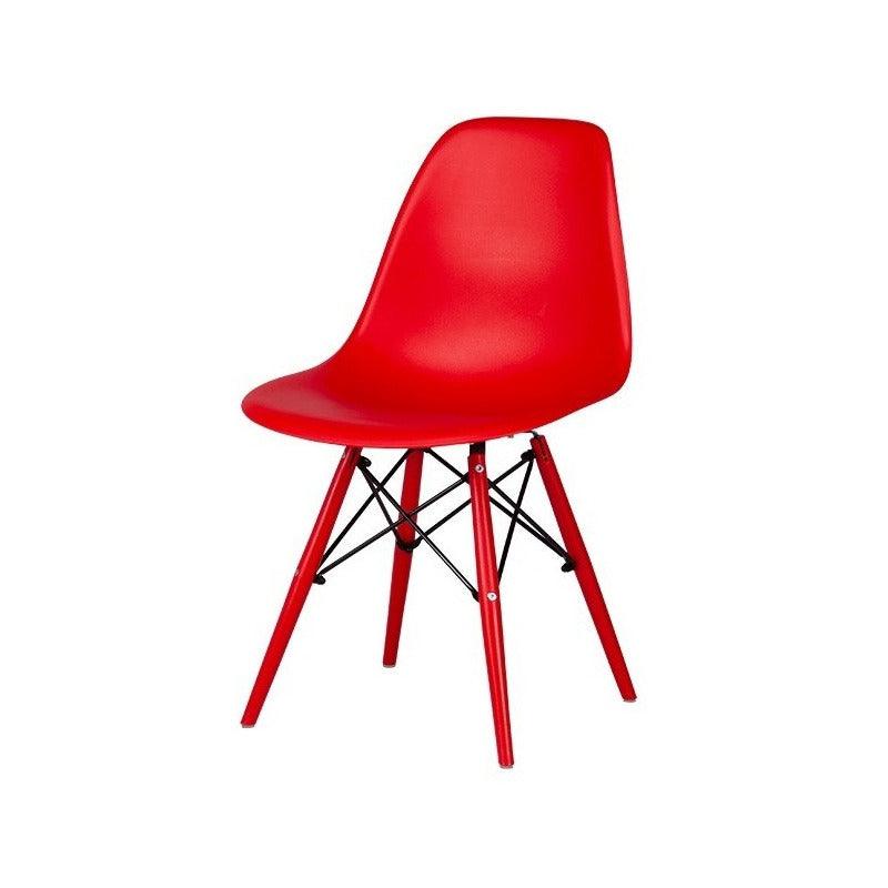 Lagoon Set de 4 Sillas de Comedor Clásicas para Exterior e Interior con Soporte de Metal, Modelo Heron 7068C - LuzDeco