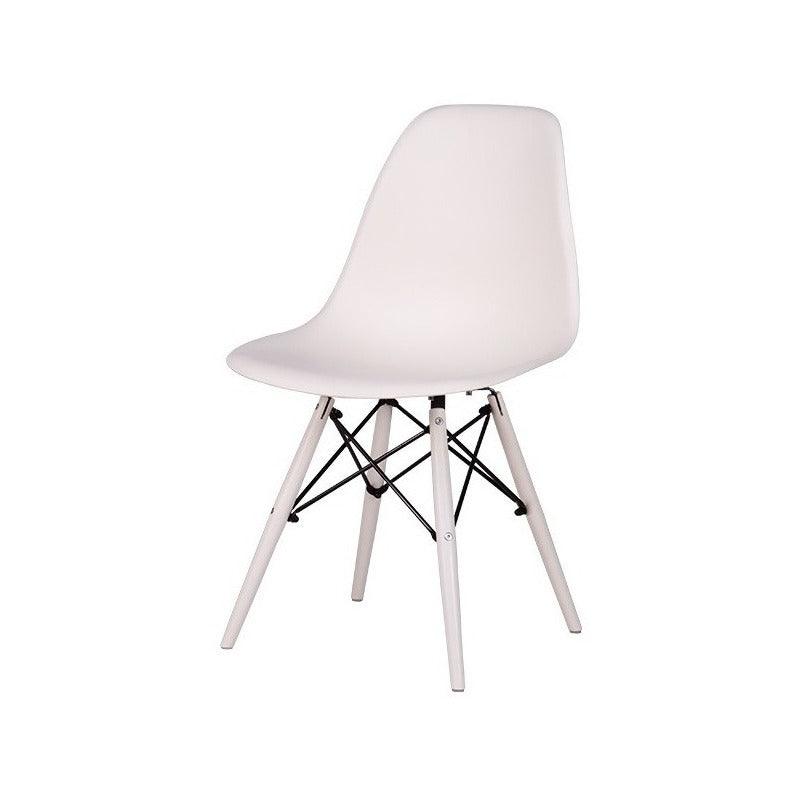 Lagoon Set de 4 Sillas de Comedor Clásicas para Exterior e Interior con Soporte de Metal, Modelo Heron 7068C - LuzDeco