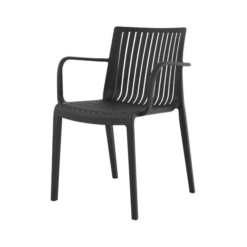 Lagoon, Silla Milos 7203, Silla de comedor, Silla con descansabrazos, silla de comedor para exterior, silla de comedor para interior, Muebles de interior, Mobiliario de terraza, Sillas para terraza, Resistente a los rayos UV, Muebles resistentes a los rayos UV, Muebles de exterior