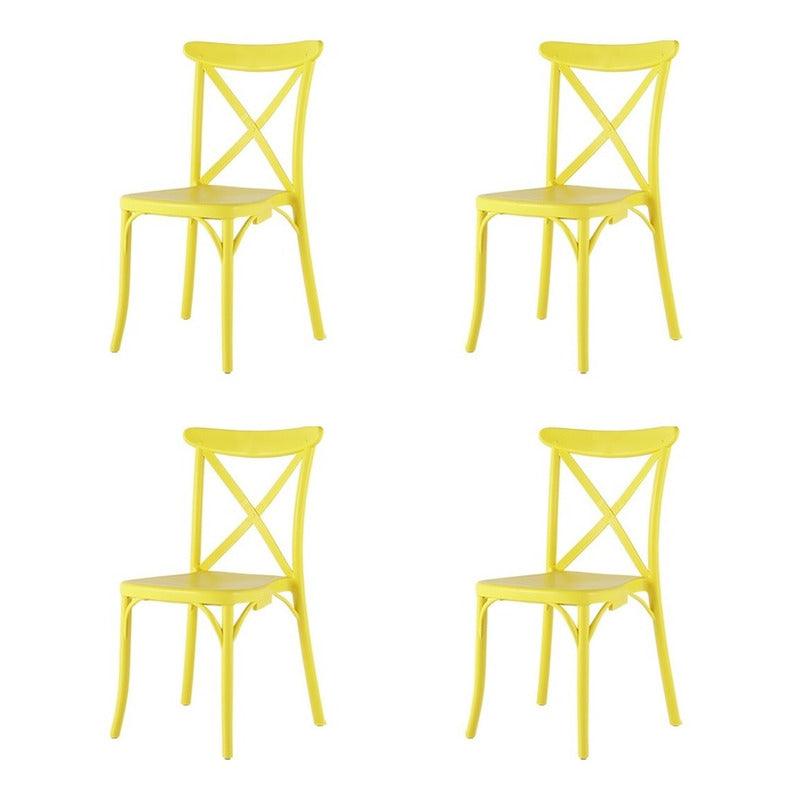 Lagoon, Silla X 7061, Silla de comedor, Silla Vintage, silla de comedor para exterior, silla de comedor para interior, Muebles de interior, Mobiliario de terraza, Sillas para terraza, Resistente a los rayos UV, Muebles resistentes a los rayos UV, Muebles de exterior, Silla para eventos