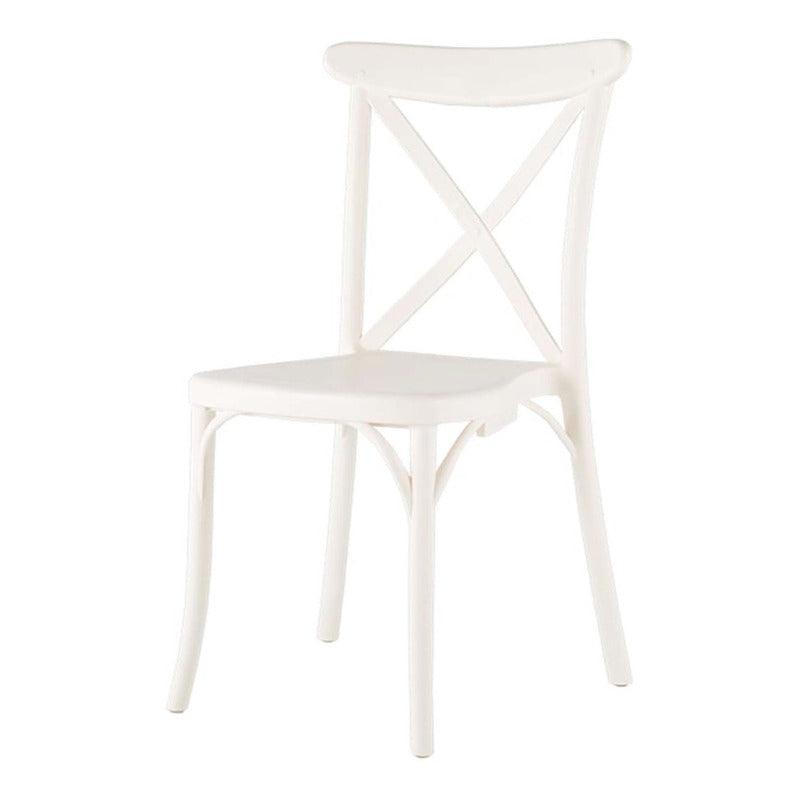 Lagoon, Silla X 7061, Silla de comedor, Silla Vintage, silla de comedor para exterior, silla de comedor para interior, Muebles de interior, Mobiliario de terraza, Sillas para terraza, Resistente a los rayos UV, Muebles resistentes a los rayos UV, Muebles de exterior, Silla para eventos