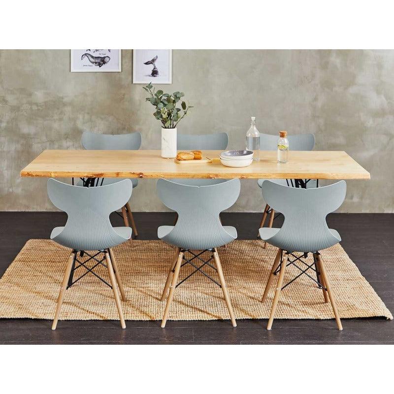 Lagoon, Silla Whale 7065 Silla de comedor, silla de comedor para exterior, silla de comedor para interior, Silla Ballena, Muebles de interior, Mobiliario de terraza, Sillas para terraza, Resistente a los rayos UV, Muebles resistentes a los rayos UV, Muebles de exterior