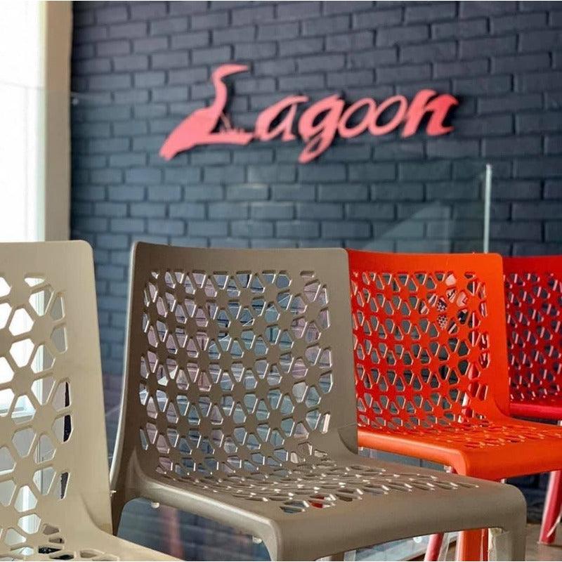 Lagoon, Silla Milán 7053, Silla de comedor, silla de comedor para exterior, silla de comedor para interior, Silla Simple, Muebles de interior, Mobiliario de terraza, Sillas para terraza, Resistente a los rayos UV, Muebles resistentes a los rayos UV, Muebles de exterior