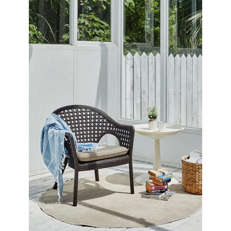 Lagoon, Silla Iris 7029, Silla de comedor, silla de comedor para exterior, silla de comedor para interior, Muebles de rattan sintetico, Mobiliario de terraza, Diseño de ratan, Resistente a los rayos UV, Muebles resistentes a los rayos UV, Muebles de mimbre