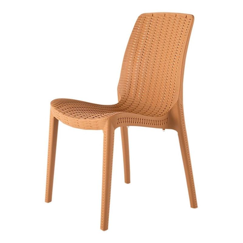 Lagoon, Silla Rue 7025, Silla de comedor, silla de comedor para exterior, silla de comedor para interior, Muebles de rattan sintetico, Mobiliario de terraza, Diseño de ratan, Resistente a los rayos UV, Muebles resistentes a los rayos UV, Muebles de mimbre